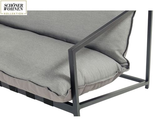 SCHÖNER WOHNEN Loungegarnitur "Ameland" , 2 Sessel und ein 2-Sitzer - Sunbrella grey - 7