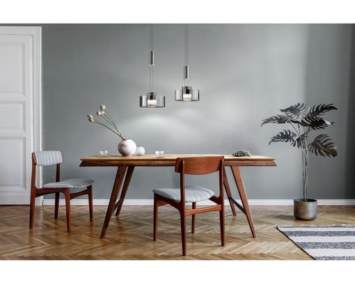 LED-Pendelleuchte "Lavin", 2-flammig, - Silber - 2
