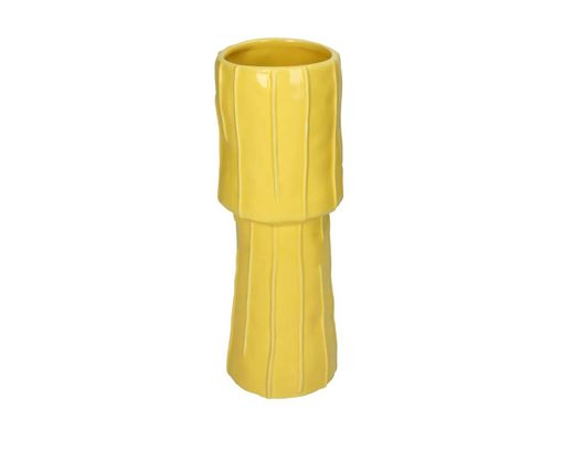 Trendhopper Vase, Steinware, gelb, ca. 27 cm - Gelb - 1