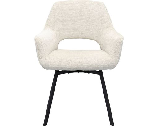 Trendhopper Stuhl "Viking - Freya", Bezug Oslo - Weiß - 1