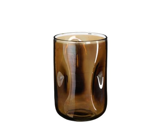 Trendhopper Windlicht/Vase "Bronx", braun, ca. 20 cm - Braun - 1