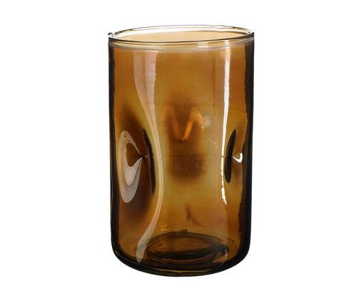 Trendhopper Windlicht/Vase "Bronx", braun, ca. 25 cm - Braun - 1