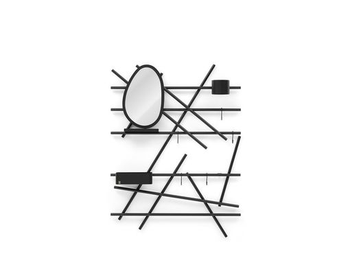 Musterring Wandgarderobe KM100, schwarz - Schwarz - 1