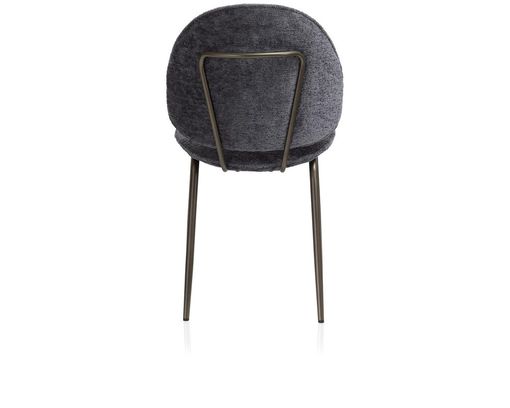 Coco Maison Stuhl "Kjel", Anthrazit - Anthrazit/Champagnerfarben - 2