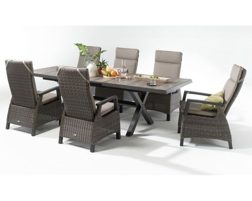 Gartentisch "Sincro", ausziehbar - Grau/Anthrazit - 5