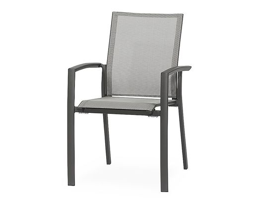 Dining-Sessel Velia - schwarz-grau - 1