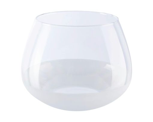 Glasvase "Bromelo", part-satiniert, ca. 30 cm - Durchsichtig - 1