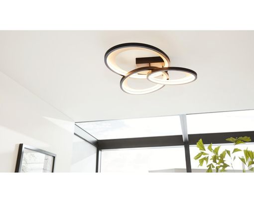 Interliving Deckenleuchte 9337 mit Switch-Dimmer - Warm grey/coffee - 1