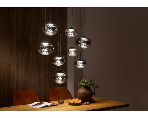 LED-Pendelleuchte "Pantoja", Stahl - schwarz - 1