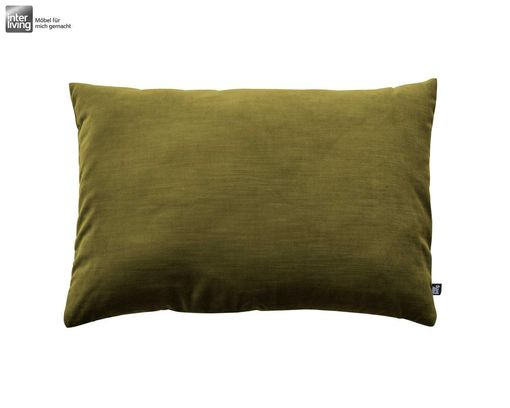 Interliving 9105 Kissenhülle in Dunkelgrün, ca. 40x60 cm - Olive - 1