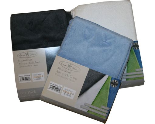 Allzwecktuch 5er-Set, anthrazit - Anthrazit - 1