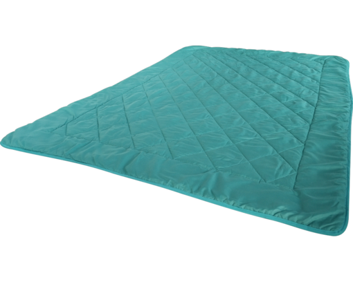 Sommerleichtsteppbett / Sommerdecke, ca. 135x200 cm, petrol - Petrol - 1