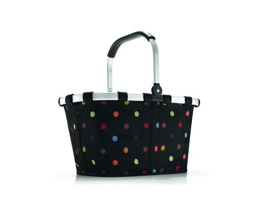 Reisenthel Carrybag mit Punkten - Schwarz mit bunten Punkten - 1