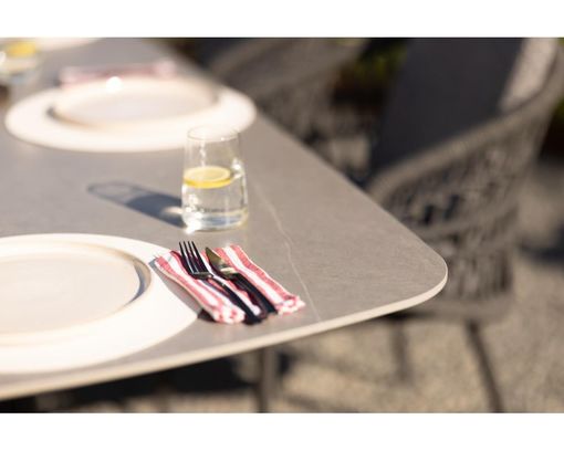 Interliving Esstisch 7012, Sintered Stone - Sintered Stone / Anthrazit - 8