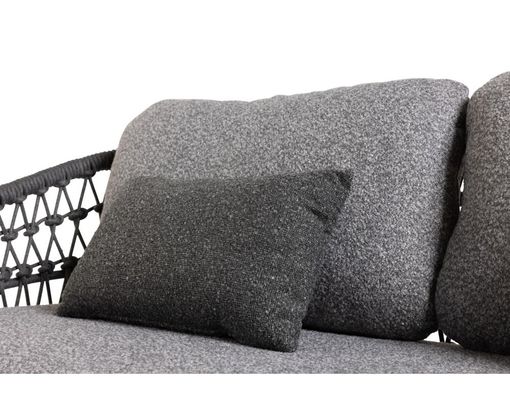 Interliving Lounge-Set 7013 mit Kissen aus Teddystoff - Anthrazit/Hellgrau - 4