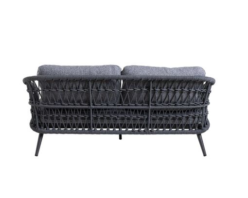 Interliving Lounge-Set 7013 mit Kissen aus Teddystoff - Anthrazit/Hellgrau - 6