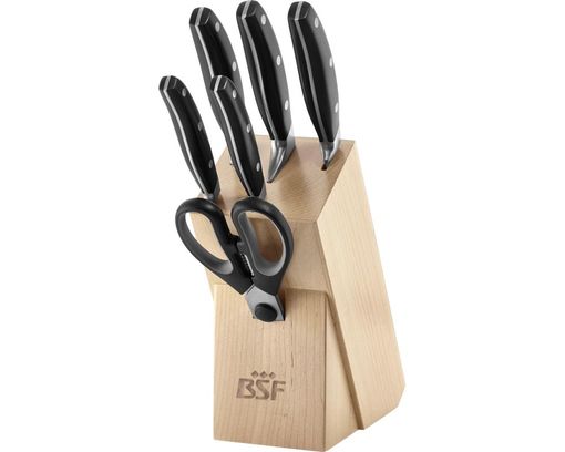 7-teiliger Messerblock "Daytona" - Braun/Schwarz - 2