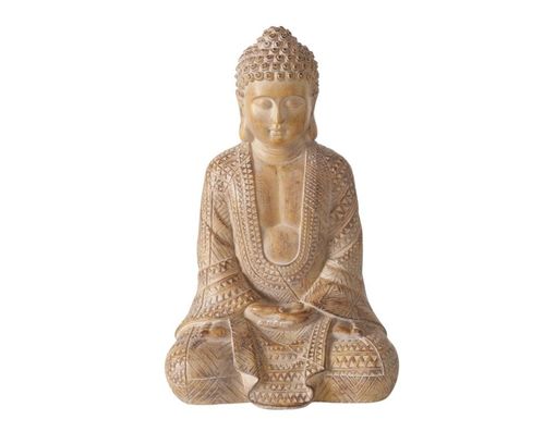 Buddha-Figur "Legolas", 48,9 cm - Braun - 1