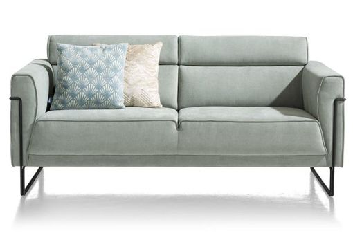 XOOON Fiskardo, 2-Sitzer - Schwarz/ Anthrazit, Blau, Braun, Grau, Gruen, Orange, Pink, Rot, Taupe, Weiss, Gelb - 3