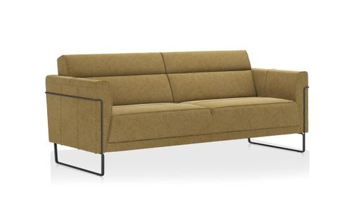 XOOON Fiskardo, 3-Sitzer - Schwarz/ Anthrazit, Blau, Braun, Grau, Gruen, Orange, Pink, Rot, Taupe, Weiss, Gelb - 8