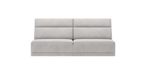 XOOON Fiskardo, 2.5-Sitzer ohne Armlehnen - Schwarz/ Anthrazit, Blau, Braun, Grau, Gruen, Orange, Pink, Rot, Taupe, Weiss, Gelb - 1