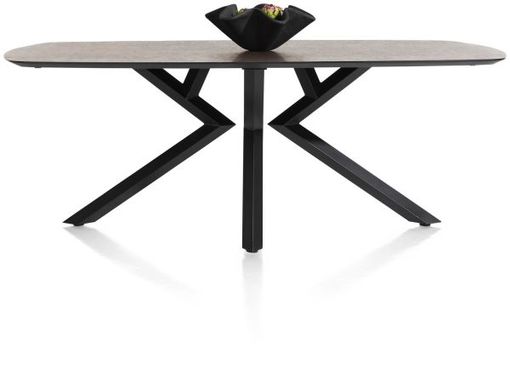 XOOON Masura, Tisch ovale - 200 x 105 cm - Braun - 1