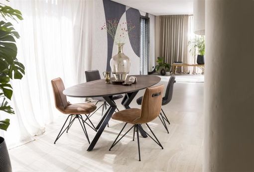 XOOON Masura, Couchtisch 110 x 88 cm - Braun - 6