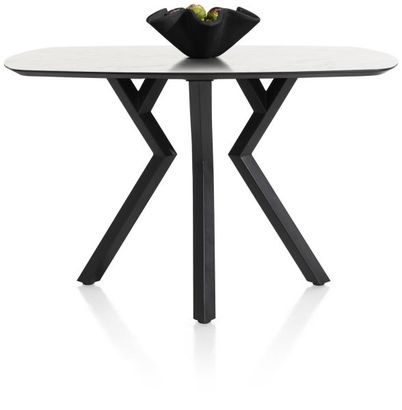 XOOON Masura, Tresentisch ovale - 150 x 105 cm - (Hoehe 92 cm) - Weiß - 1