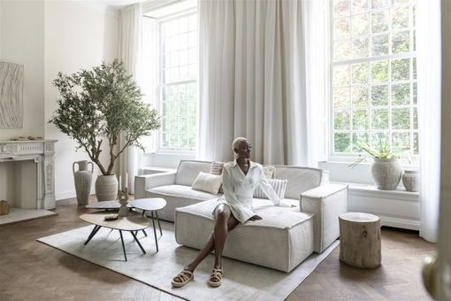 XOOON Minato, Couchtisch 100 x 60 cm. - Beige, Braun - 4