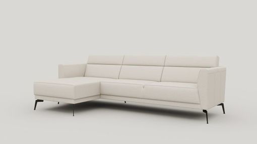 XOOON Fiskardo, Ecksofa links - Stoff Vada - Beige - 2