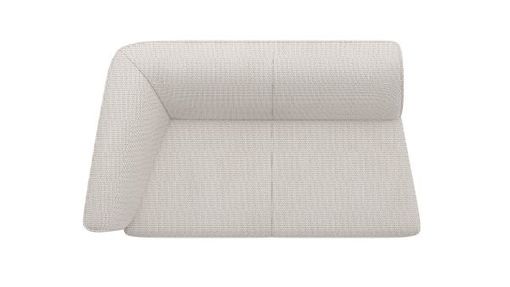 XOOON Brooks, 2-Sitzer Armlehne links - Schwarz/ Anthrazit, Blau, Braun, Grau, Gruen, Orange, Pink, Rot, Taupe, Weiss, Gelb - 2