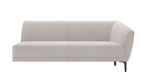 XOOON Brooks, 3-Sitzer Armlehne rechts - Schwarz/ Anthrazit, Blau, Braun, Grau, Gruen, Orange, Pink, Rot, Taupe, Weiss, Gelb - 1