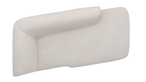 XOOON Brooks, Ottomane rechts - Schwarz/ Anthrazit, Blau, Braun, Grau, Gruen, Orange, Pink, Rot, Taupe, Weiss, Gelb - 1