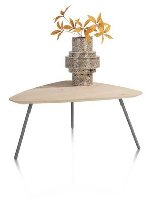 XOOON Niora, Couchtisch 85 x 77 cm - Furnier Eiche - Beige - 1