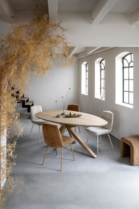 XOOON Cosenza, Tisch 160 x 115 cm - Beige, Braun - 5