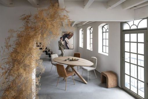 XOOON Cosenza, Tisch 160 x 115 cm - Beige, Braun - 9