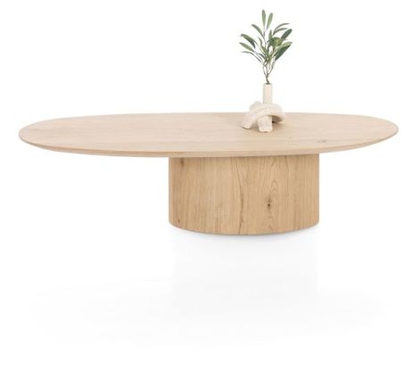 XOOON Trenton, Couchtisch 120 x 50 cm - Beige, Braun - 1