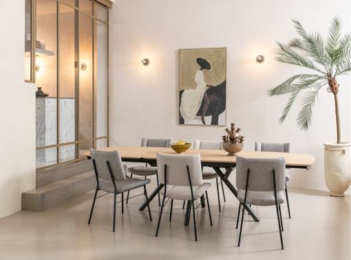 XOOON Novello, Ausziehtisch 140 (+ 50) x 100 cm - Beige, Braun - 4