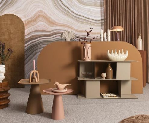 Coco Maison Adele Kerzenhalter H20cm - Pink, Orange - 6