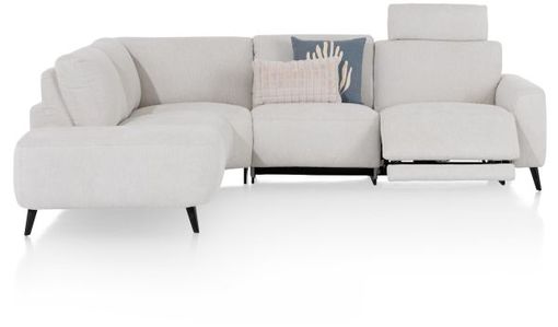 XOOON Carini, Ecksofa links - Stoff Vada ivory -  - 1