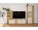 Anbauwand "Blanca" inkl. Beleuchtung - Cashmere - 1