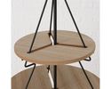 Etagere "Linella", ca. 60 cm hoch - Braun/Schwarz - 3