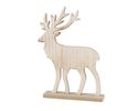 Hirsch-Figur "Kigan", ca. 30 cm - Braun - 1