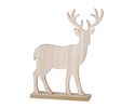 Hirsch-Figur "Kigan", ca. 30 cm - Braun - 2