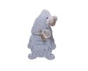 Bestecktasche in Wichtelform, ca. 12,5 cm - Hellgrau, dunkelgrau oder beige - 3