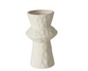 Roomio Vase "Hermas", matt, ca. 20 cm hoch - Beige/Weiß - 3
