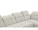 Wohnlandschaft "Erfurt", ca. 348.245 cm - Ravello 01 Ivory - 4