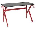 Schreibtisch/Gaming Tisch  "Game-Rocker GT-11" - schwarz/rot - 1