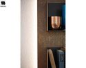 Anbauwand  "Skaagen" Musterring Balkeneiche Natur/Lack anthrazit - braun/anthrazit - 8