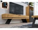 Anbauwand  "Skaagen" Musterring Balkeneiche Natur/Lack anthrazit - braun/anthrazit - 11